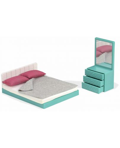 Комплект мини мебели Lori Dolls - Спалня за кукли - 1
