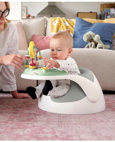 Столче с табла за игра Mamas & Papas - Baby Snug, Pebble Grey - 7