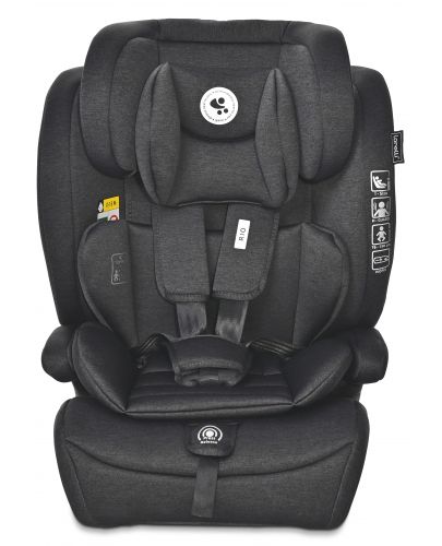 Столче за кола Lorelli - Rio, i-Size, IsoFix, 76-150 cm, Black Jaspe - 2