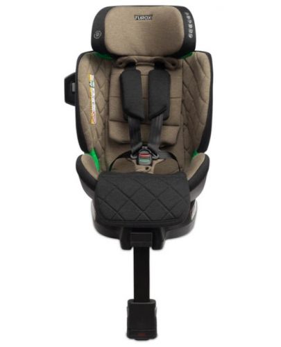 Столче за кола Caretero - Turox, i-Size, IsoFix, 40-150 cm, Khaki  - 7