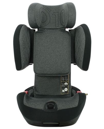 Столче за кола Nado - с IsoFix, 9-36 kg, Black Stone - 3