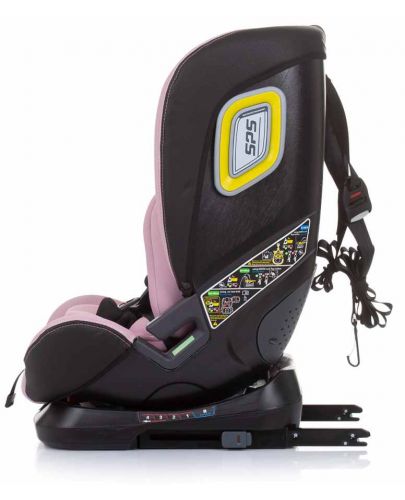 Столче за кола Chipolino - Next Gen, 360°, с i-Size, 0-36 kg, Розово - 4