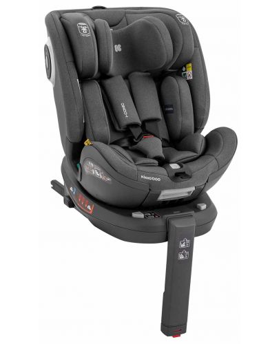 Столче за кола KikkaBoo - i-Conic, i-Size, 40-150 cm, Dark Grey - 1