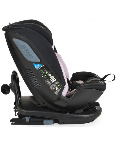 Стол за кола Cangaroo - Gravity, 360°, i-Size, с IsoFix , 40-150 cm, розов - 4