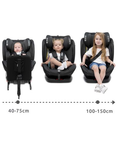 Столче за кола Lorelli - Ares, i-Size, IsoFix, 40-150 cm, Ginger - 6