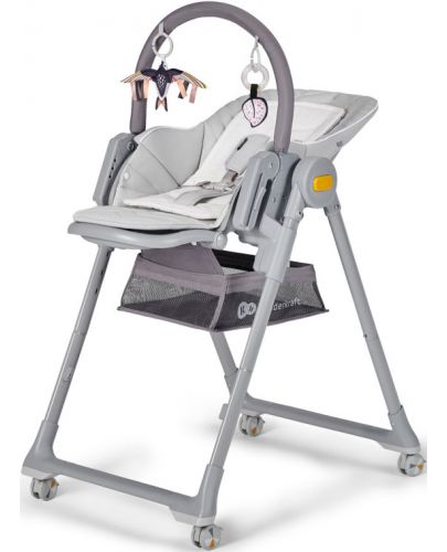 Столче за хранене KinderKraft Lastree сиво - 3