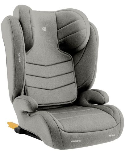 Столче за кола KikkaBoo - i-Stand, i-Size, 100-150 cm, Light Grey - 1