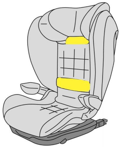 Столче за кола Avionaut - MaxSpace Comfort +, i-Size, IsoFix, 100-150 cm, Black - 6