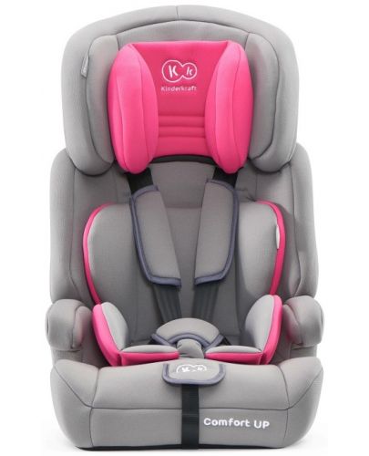 Столче за кола KinderKraft - Comfort Up, 9-36 kg, Розово - 3