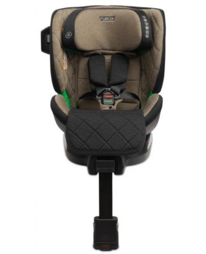 Столче за кола Caretero - Turox, i-Size, IsoFix, 40-150 cm, Khaki  - 2