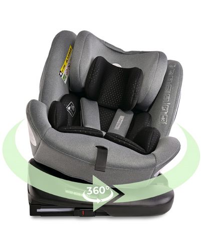 Столче за кола Lorelli - Phoenix, i-Size, IsoFix, 40-150 cm, Lemon Curry - 3