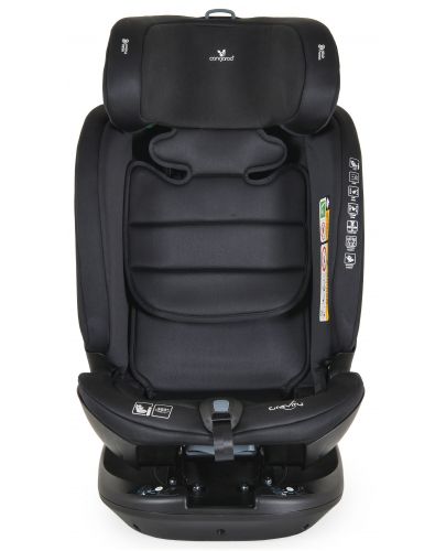 Стол за кола Cangaroo - Gravity, 360°, i-Size, с IsoFix , 40-150 cm, черен - 4