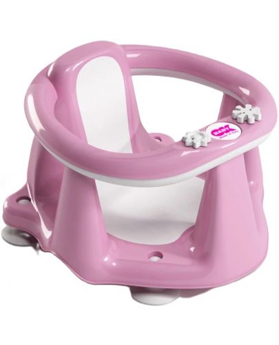 Столче за баня OK Baby - Флипър Еволюшън, розово - 1