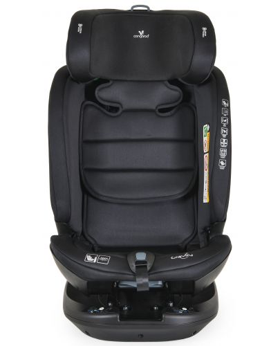 Стол за кола Cangaroo - Gravity, 360°, i-Size, с IsoFix , 40-150 cm, сив - 8