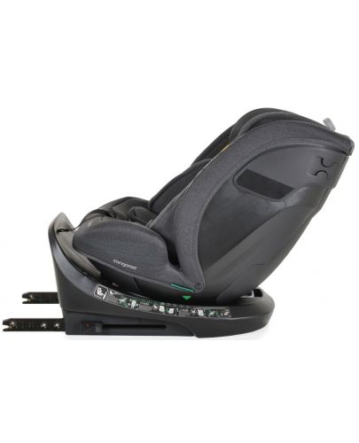 Столче за кола Cangaroo - Draco, 360°, I-Size, IsoFix, 40-150 cm, черно - 5