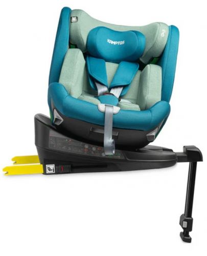 Столче за кола Caretero - Kamptos, IsoFix, i-Size, 40-150 cm, Blue - 4