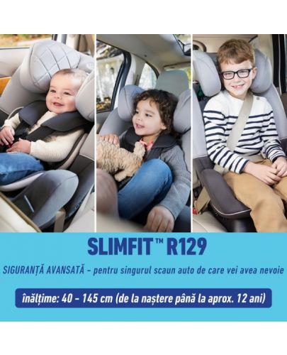 Столче за кола Graco - SlimFit, i-Size, 40-150 cm, Cambridge - 7