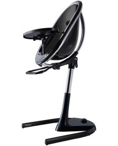 Mima Висок стол за хранене с черна рамка Moon – Black - 1