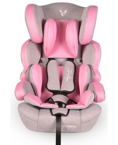 Столче за кола Cangaroo - Deluxe, 9-36 kg, розово - 2
