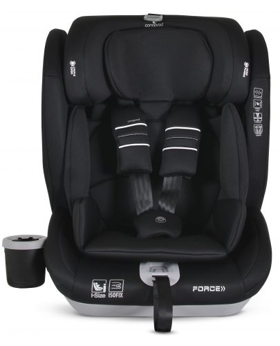 Стол за кола Cangaroo - Force, i-Size, IsoFix , 76-150 cm, черен - 5