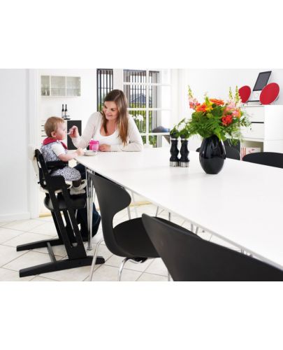 Столче за хранене BabyDan - DanChair, черно - 4