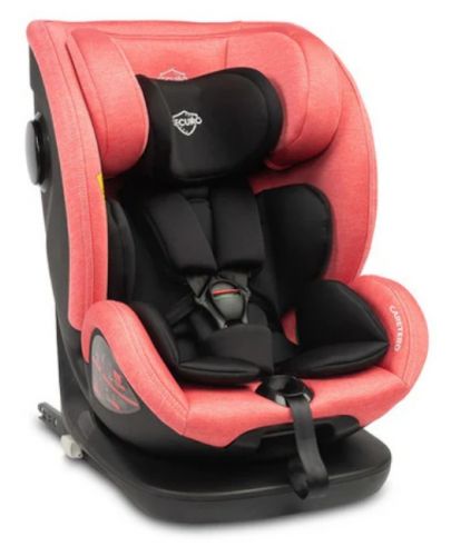 Столче за кола Caretero - Securo, i-Size, IsoFix, 40-150 cm, Dirty Pink - 1