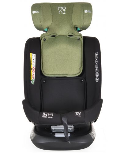 Столче за кола Moni - Serengeti, i-Size, IsoFix, 360°, 40-150 cm, зелено - 10