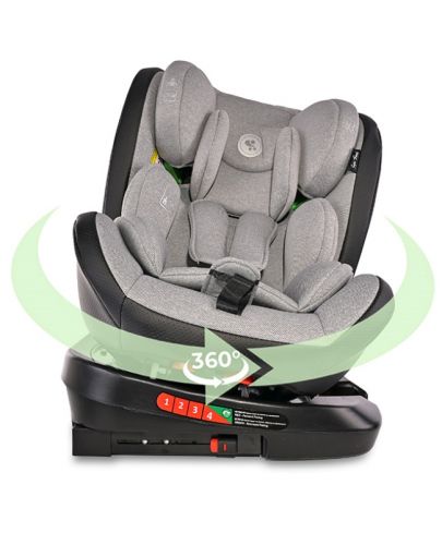 Столче за кола Lorelli - Nebula, i-Size, IsoFix, 40-150 cm, Black - 3