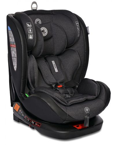 Столче за кола Lorelli - Ares, i-Size, IsoFix, 40-150 cm, Black Jasper - 1