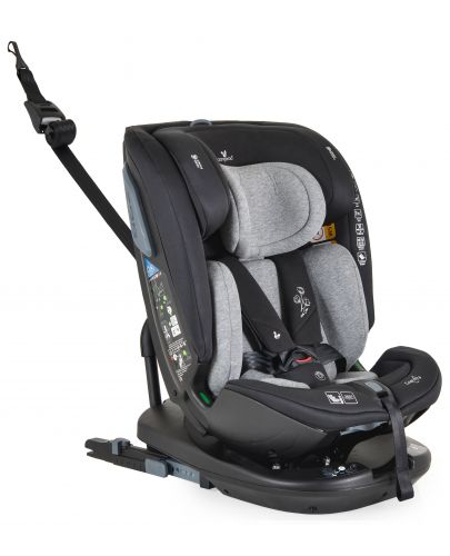 Стол за кола Cangaroo - Gravity, 360°, i-Size, с IsoFix , 40-150 cm, сив - 1