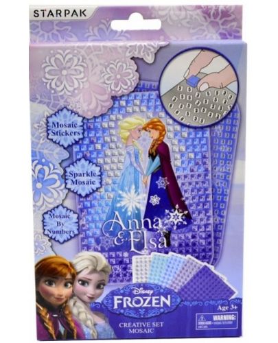 Стикерна мозайка Starpak - Frozen, 50 стикера - 1