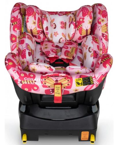 Столче за кола Cosatto - All in All Rotate, 0-36 kg, с IsoFix, I-Size, Flutterby Butterfly - 3