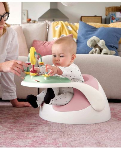 Столче с табла за игра Mamas & Papas - Baby Snug, Blossom - 6