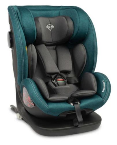 Столче за кола Caretero - Securo, i-Size, IsoFix, 40-150 cm, Emerald - 1