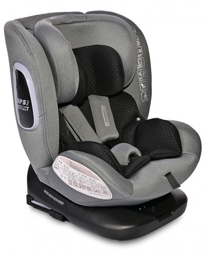 Столче за кола Lorelli - Phoenix, i-Size, IsoFix, 40-150 cm, Grey Jasper - 1