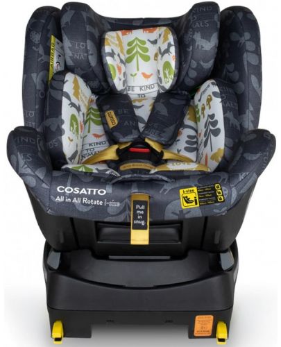 Столче за кола Cosatto - All in All Rotate, 0-36 kg, с IsoFix, I-Size, Nature Trail Shadow - 8