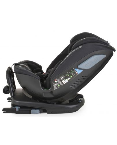 Стол за кола Cangaroo - Gravity, 360°, i-Size, с IsoFix , 40-150 cm, черен - 9