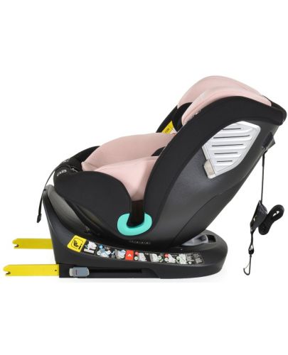 Столче за кола Moni - Serengeti, IsoFix, I-Size, 40-150 cm, розово - 5