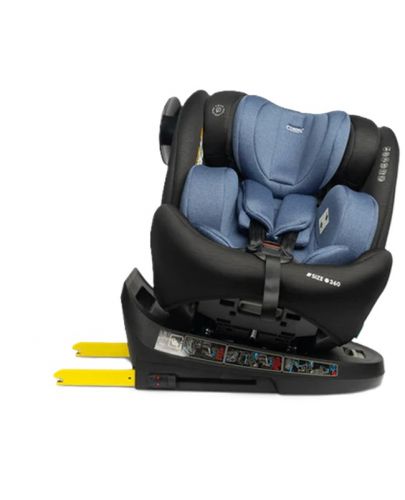 Столче за кола Caretero - Commo, IsoFix, i-Size, 40-150 cm, Navy - 8