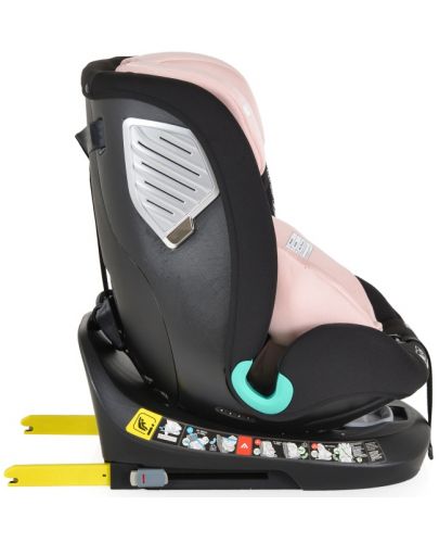 Столче за кола Moni - Serengeti, IsoFix, I-Size, 40-150 cm, розово - 3