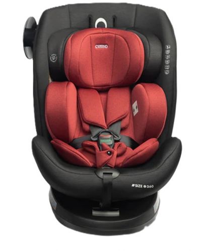 Столче за кола Caretero - Commo, IsoFix, i-Size, 40-150 cm, Burgundy - 2