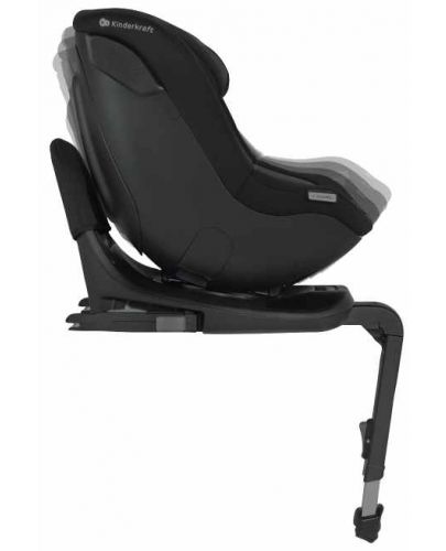 Столче за кола KinderKraft - I-Guard 360°, с IsoFix, 0 - 25 kg, Graphite Black - 4