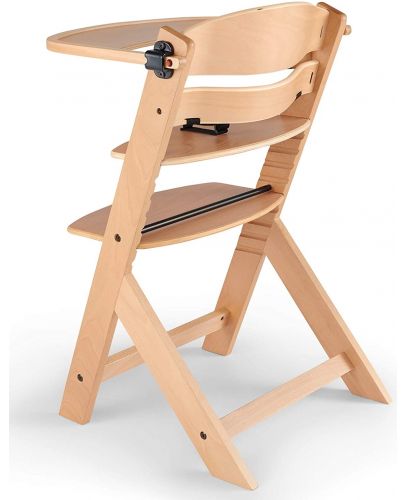 Столче за хранене KinderKraft - Enock, дървено - 4