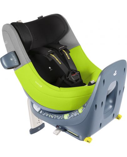 Столче за кола Swandoo - Marie 3, 0-18 kg, с i-Size, Lime/Sesame Grey - 3