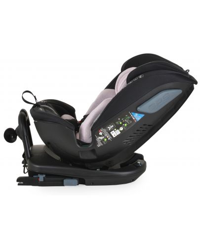 Стол за кола Cangaroo - Gravity, 360°, i-Size, с IsoFix , 40-150 cm, розов - 6