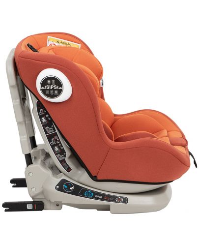 Столчета за кола Kikka Boo Twister - Оранжево, с IsoFix, 0-25 kg - 6
