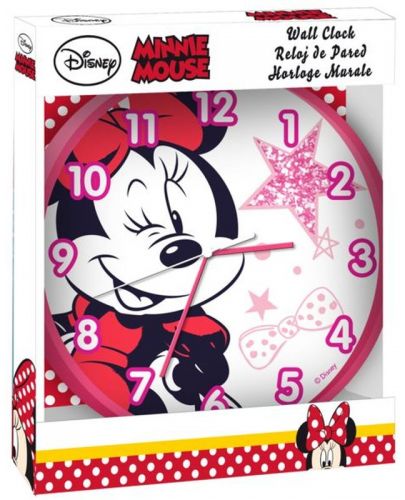 Стенен часовник Kids Licensing - Minnie - 2
