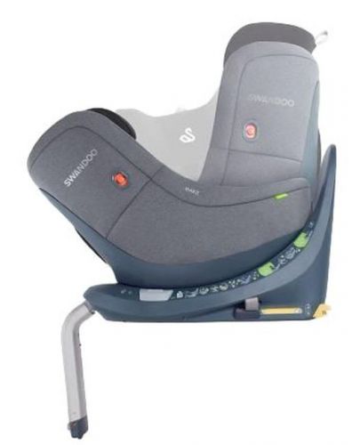 Столче за кола Swandoo - Marie 3, 0-18 kg, с i-Size, Chia Black  - 3