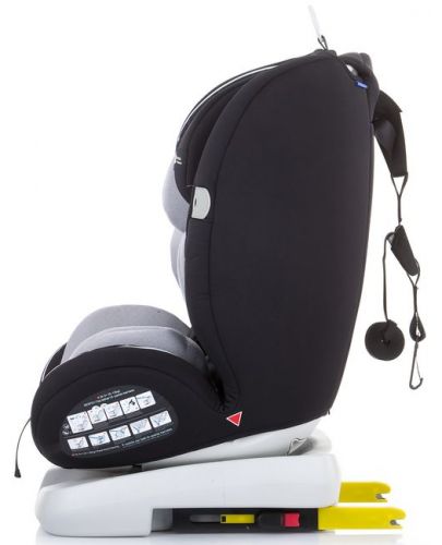 Столче за кола Chipolino - Journey 360, 0-36 kg, с Isofix, мъгла - 5