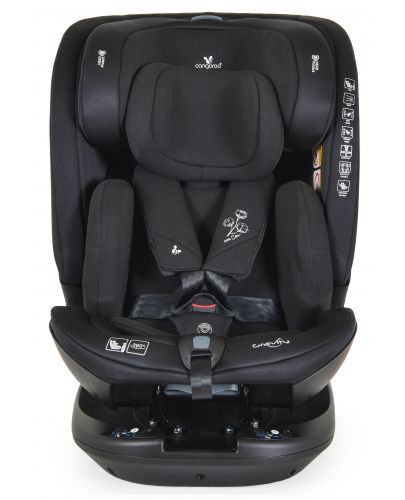 Стол за кола Cangaroo - Gravity, 360°, i-Size, с IsoFix , 40-150 cm, черен - 2